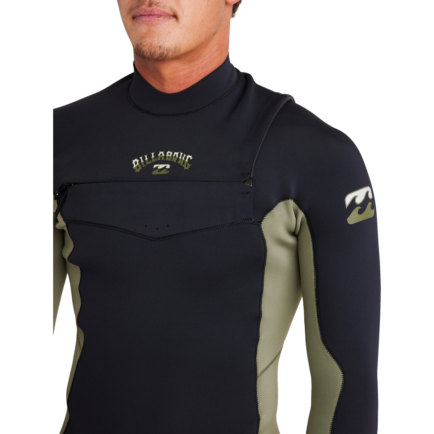 Billabong Men's Absolute CZ 3/2mm Steamer Wetsuit for Surfing, Diving & Water Sports | Premium Neoprene Full Body Wetsuit with Chest Zip | Cold Water Protection