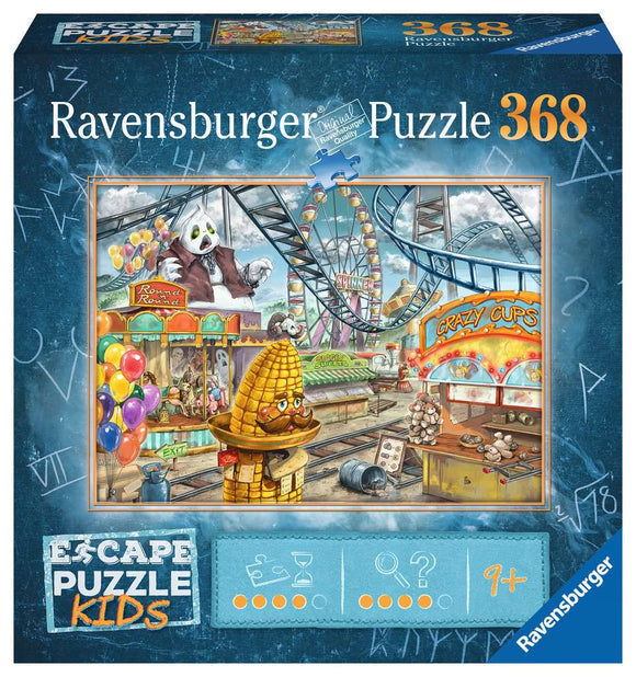 368-Piece Escape Puzzle - Amusement Park Plight Adventure Game | Challenging Brain Teaser for Family Game Night & Stress Relief
