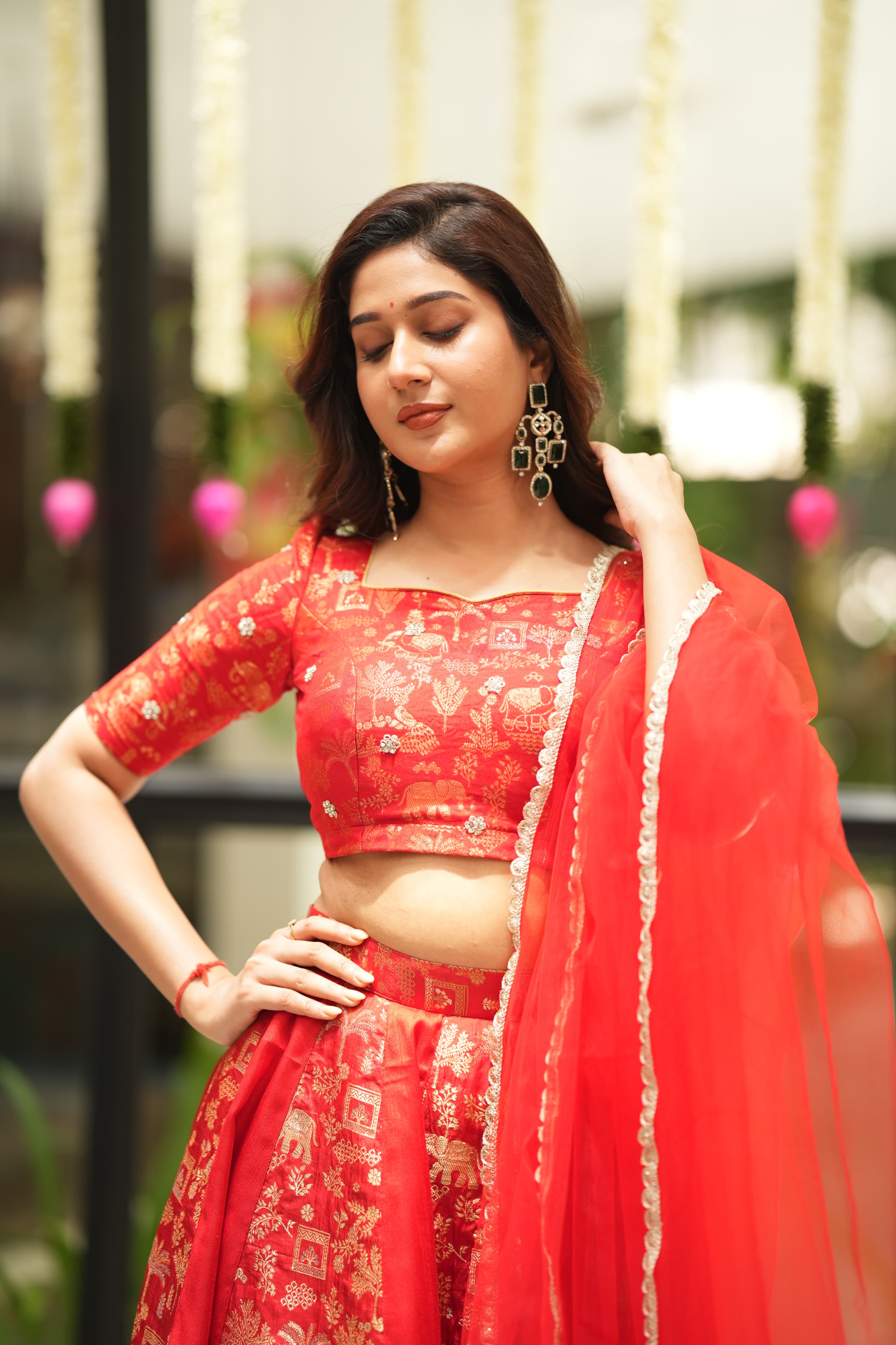 Premium Banarasi Lehenga Choli Set for Women | Traditional Indian Bridal Wear | Wedding, Festivals & Special Occasions