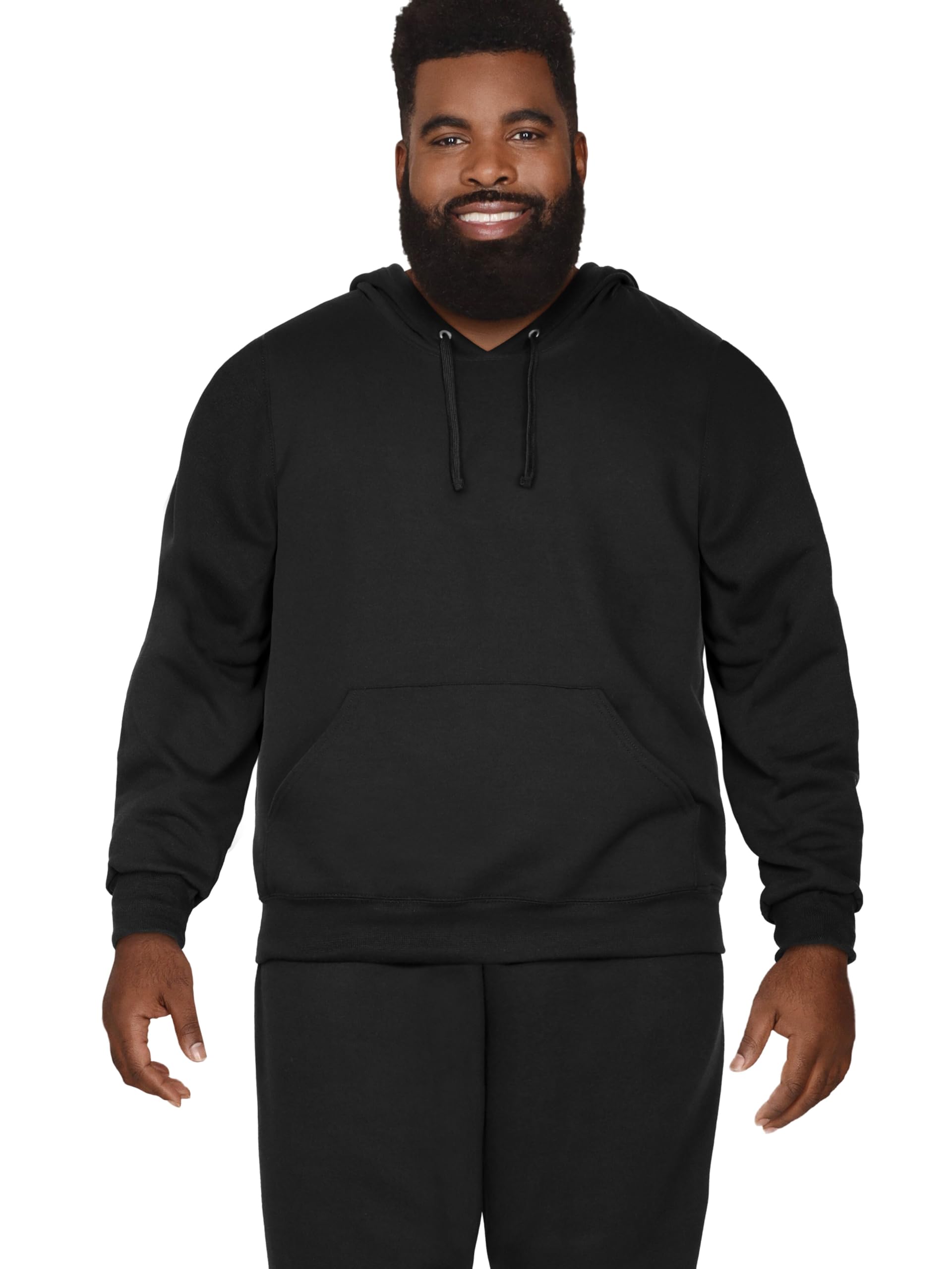 Fruit of the Loom Men's Big & Tall Fleece Hoodie - Soft Warm Pullover Sweatshirt for Casual Wear & Outdoor Activities
