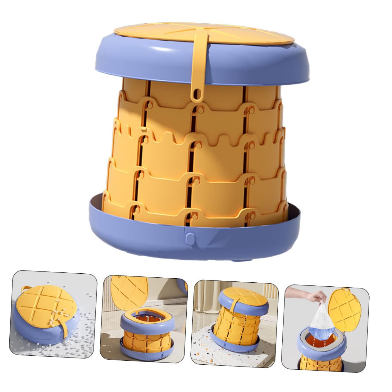 Foldable Portable Travel Toilet Seat for Boys - Lightweight Potty Training Aid for Camping, Road Trips & Home Use - Compact Design for Easy Storage & Travel