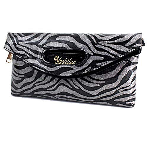 ZLMBAGUS Women's Patent Leather Evening Handbag - Elegant Clutch Purse for Prom, Wedding & Special Occasions - Shoulder & Crossbody Bag - Perfect for Parties, Date Nights & Formal Events