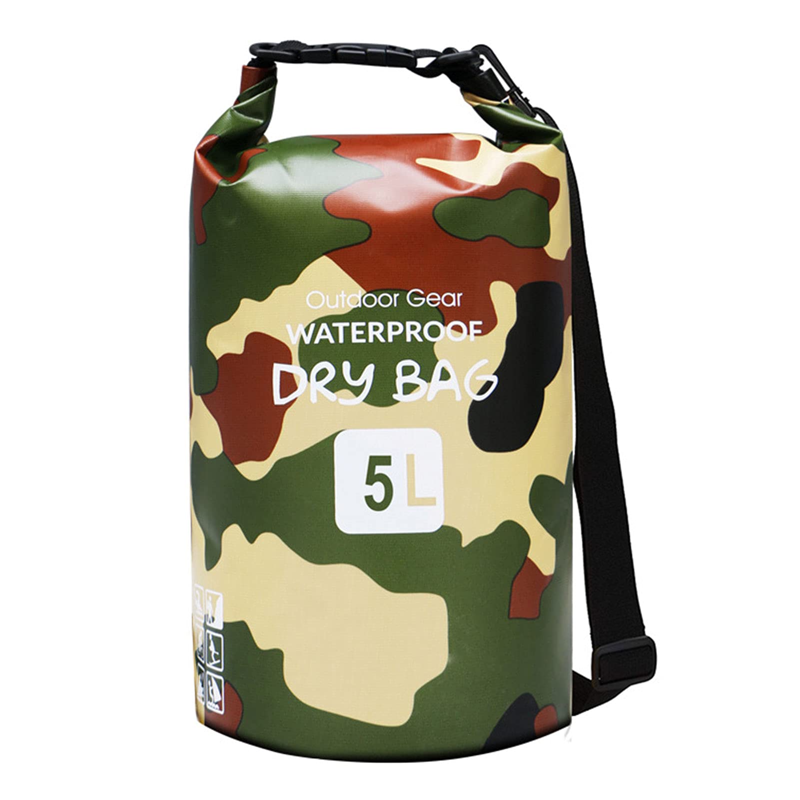 Waterproof Bucket Bag for Travel, Swimming & Beach - Foldable Backpack