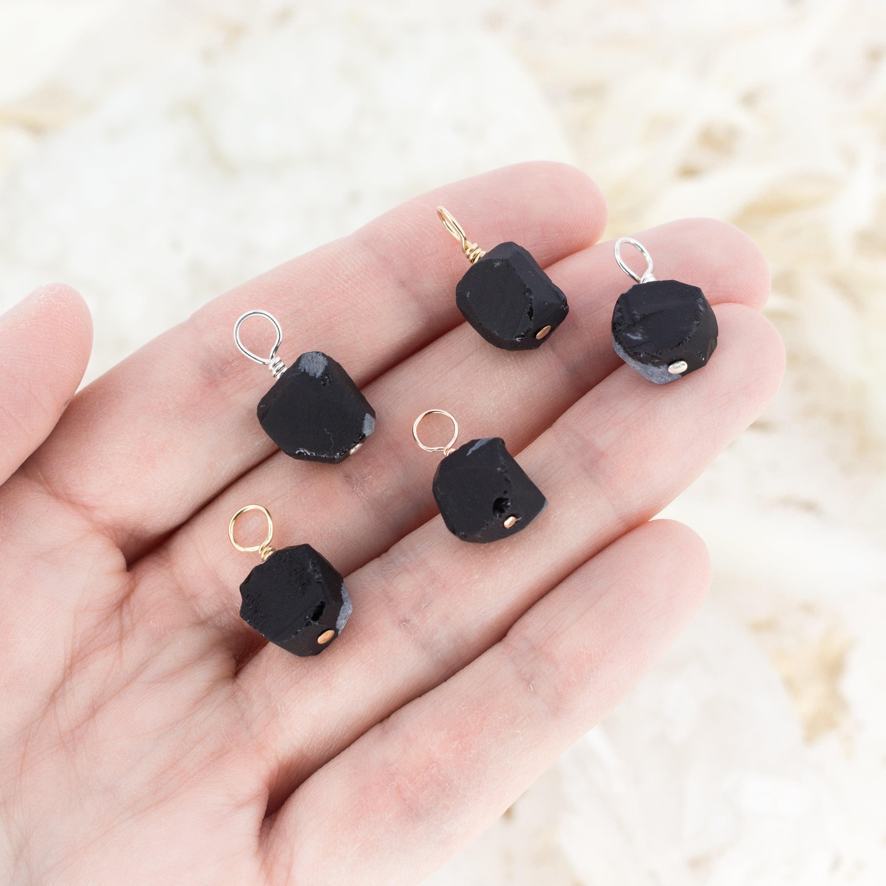 Natural Raw Obsidian Crystal Pendant Necklace - Black Protection Stone Jewelry for Women & Men | Perfect for Meditation, Energy Healing & Spiritual Gifts