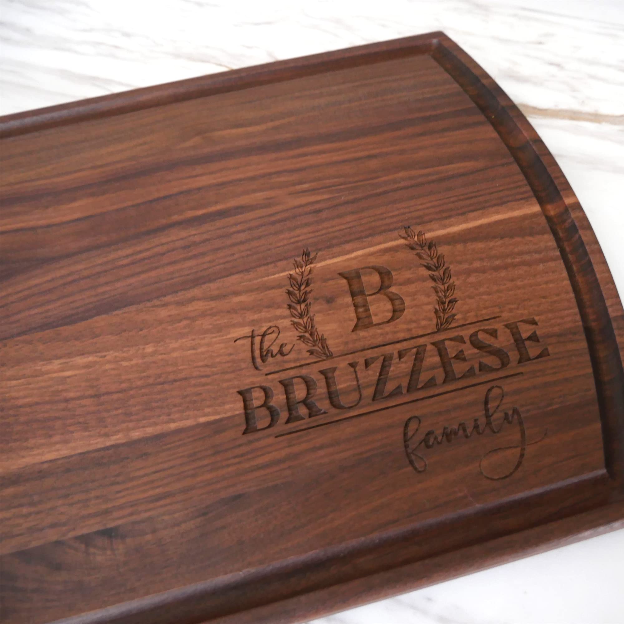 Personalized Wooden Cutting Board - Custom Housewarming Gift for New Home Owners, Couples, Men & Women - Perfect for Kitchen, Wedding & Anniversary Gifts
