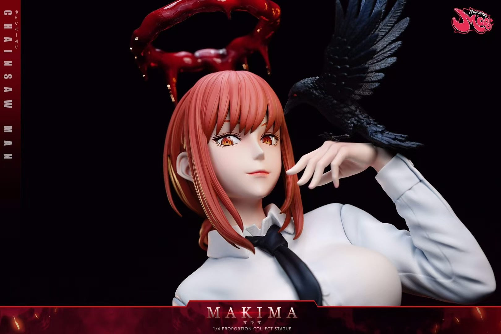 Modomodo Studio Domination Demon Makima Anime Figure - High-Quality Collectible for Anime Fans, Cosplay, and Home Decor