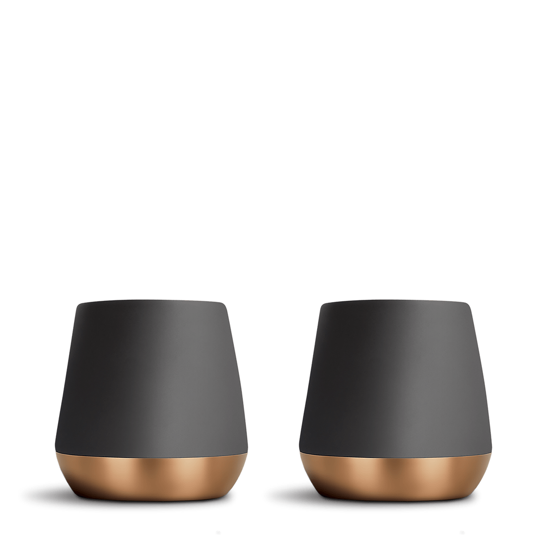 Premium Fellow Joey Double Wall Ceramic Mugs - Matte Black & White for Hot & Cold Drinks - Perfect for Coffee, Tea, Office & Home Use