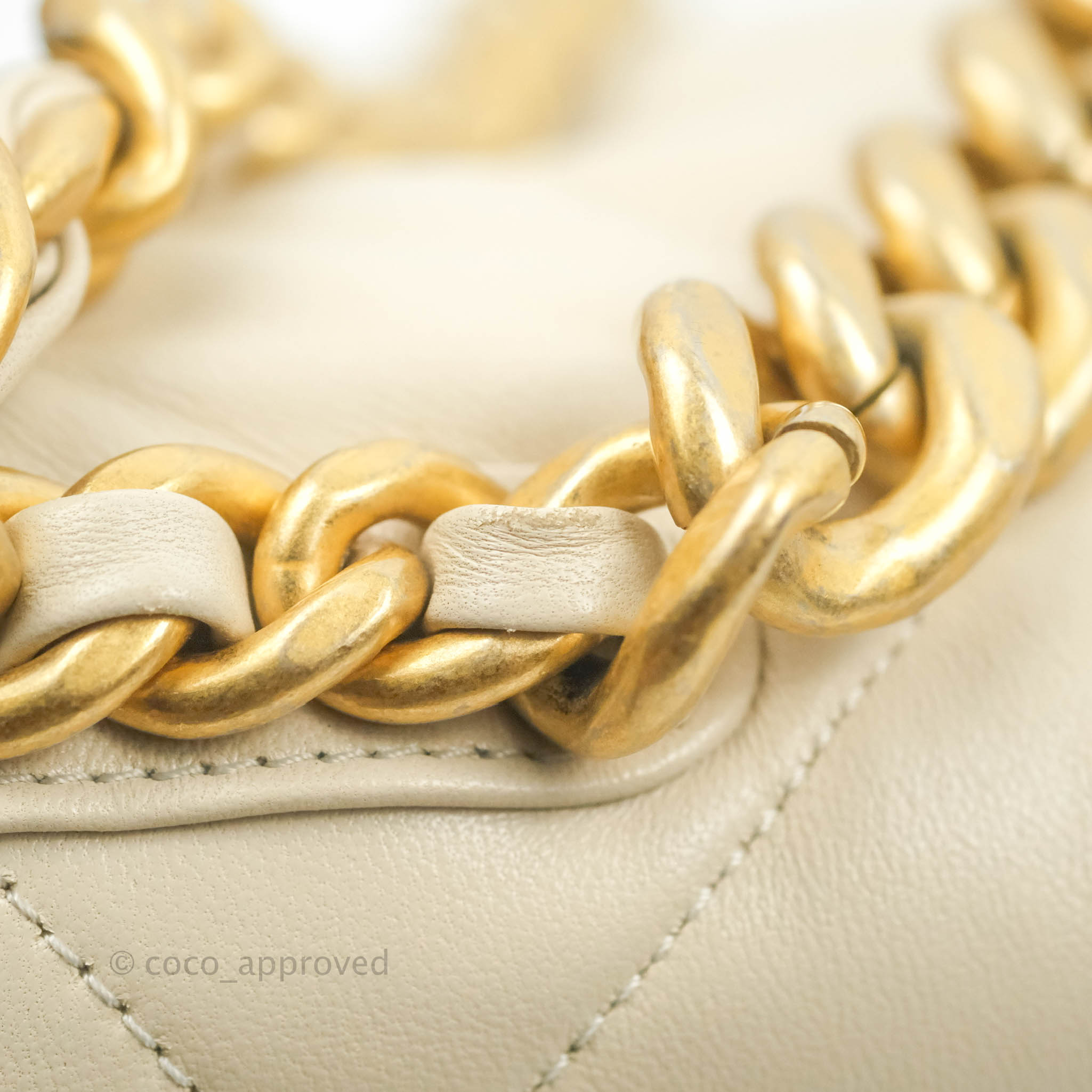 Chanel 19 Medium Flap Bag in Beige with Mixed Hardware - Luxury Designer Handbag for Women, Perfect for Work, Evening & Special Occasions