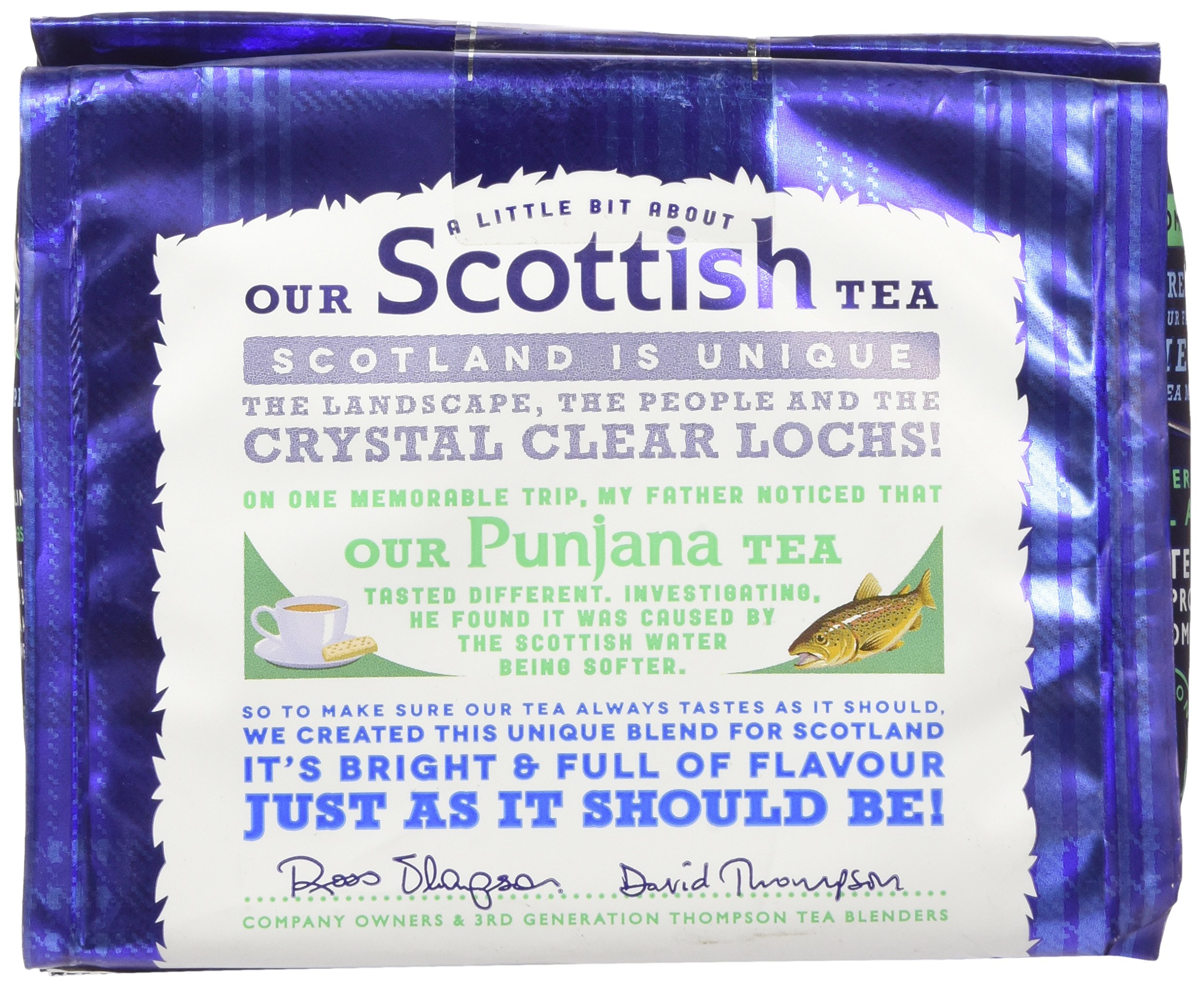 Premium Thompson's Scottish Blend Tea - 80 Tea Bags | Authentic Black Tea Blend | Perfect for Morning Boost, Afternoon Relaxation & British Tea Time