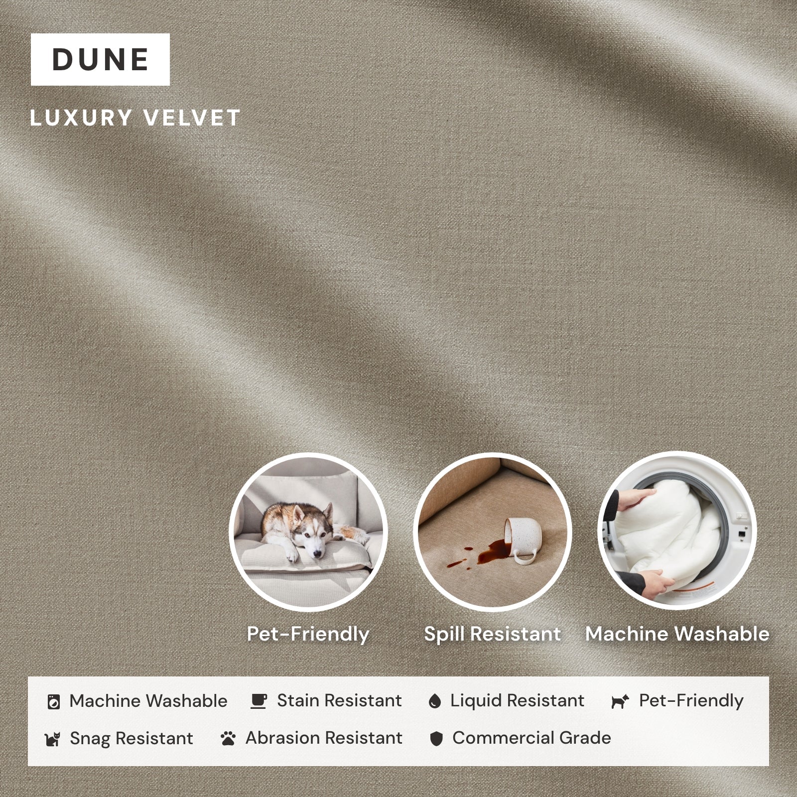 Premium Modular 2-Seater Sectional Sofa in Dune Color | Luxe Fabric Blend | Perfect for Small Living Rooms & Cozy Apartments