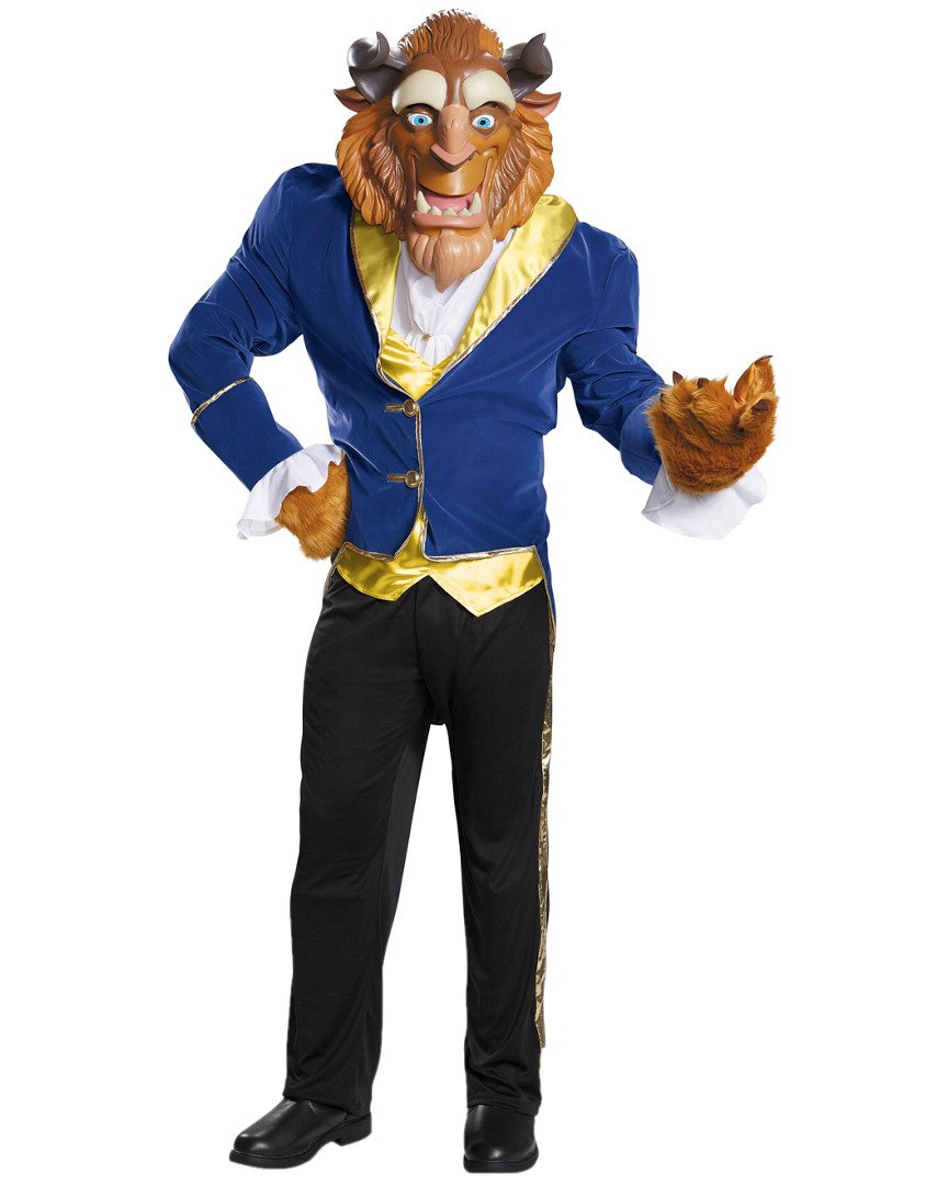 Disney Beauty and The Beast Beast Ultra Prestige Costume for Men - Premium Halloween Cosplay, Party Outfit, and Themed Events