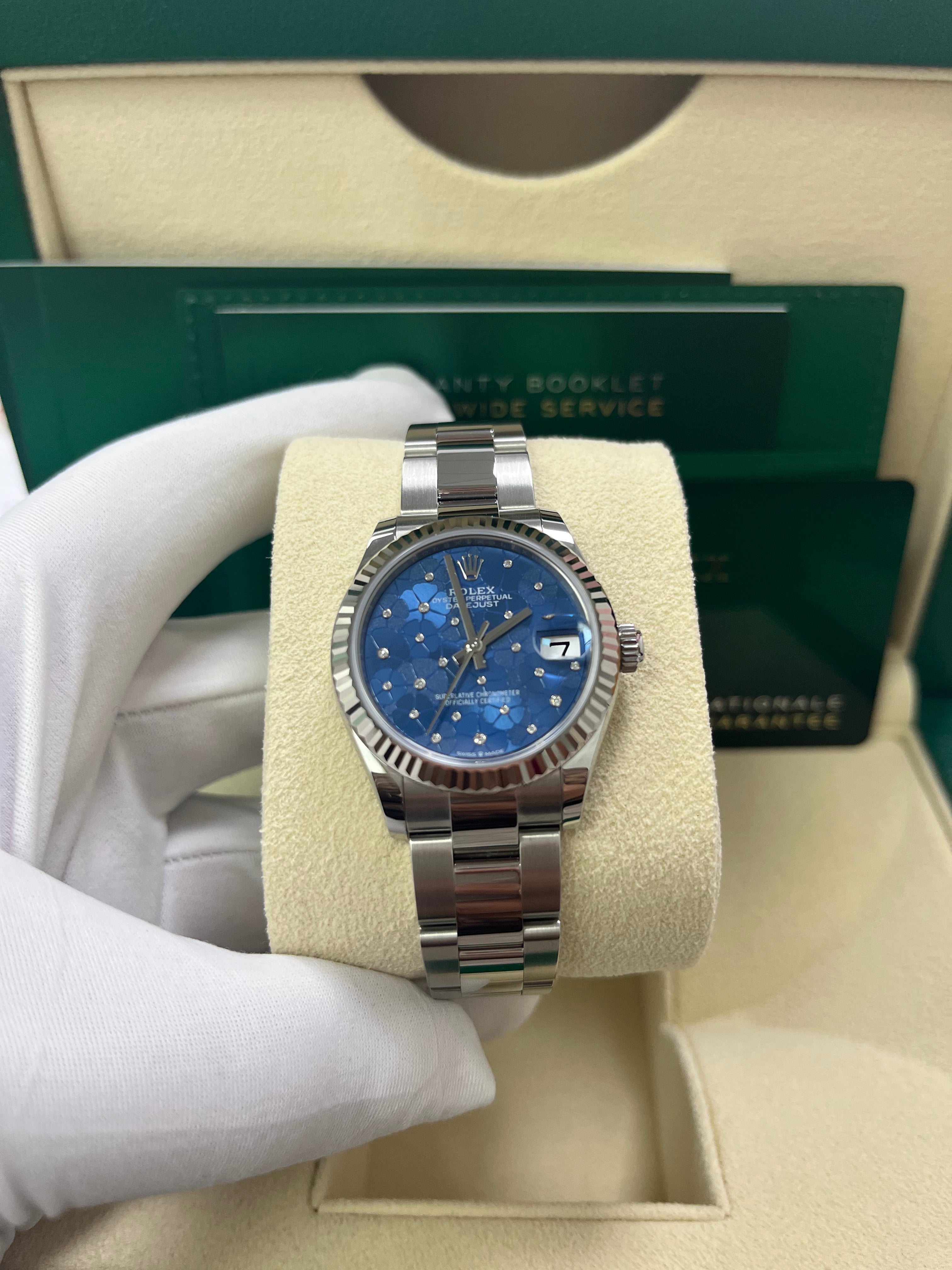 Rolex Datejust 31mm Watch 2022 New Model - Oystersteel & White Gold Oyster Bracelet (Ref 278274) | Luxury Women's Watch for Business, Parties & Special Occasions