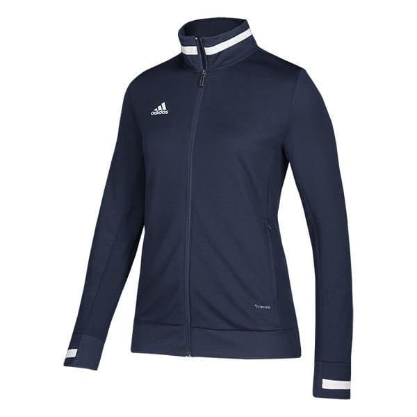 Adidas T19 Women's Running Track Jacket - Lightweight, Breathable, Moisture-Wicking for Outdoor Jogging & Gym Workouts