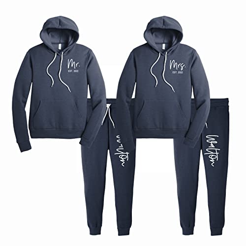 Heather Navy Mr. - Heather Navy Mrs.