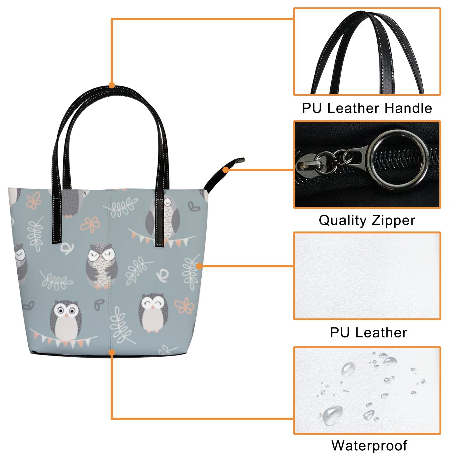 Premium Leather Tote Bag for Women - Stylish Crossbody Handbag with Adjustable Strap, Spacious Work Tote for Office, Travel & Shopping | Durable & Fashionable Women's Shoulder Bag