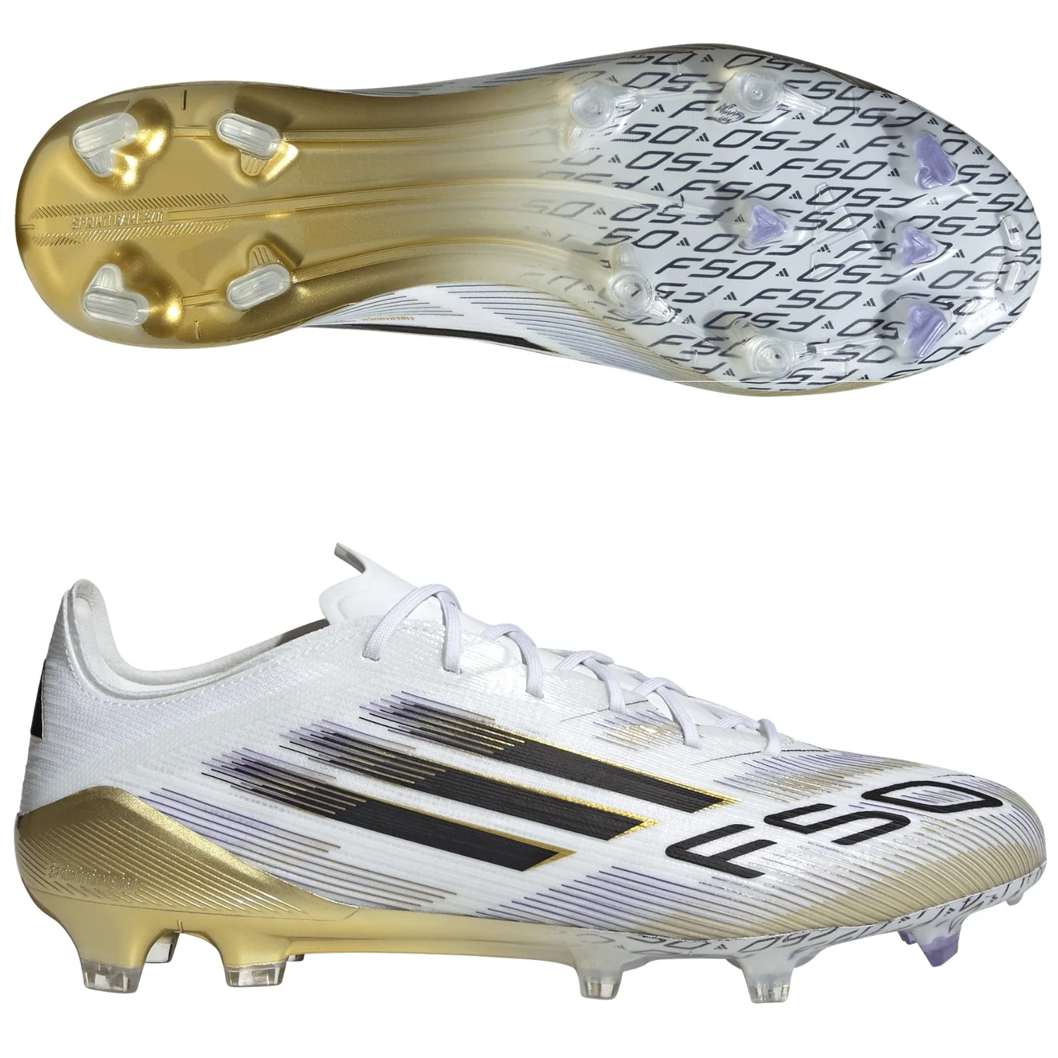 Adidas F50 Elite FG Soccer Cleats - Lightweight Football Shoes for Men - Perfect for Turf & Firm Ground Matches