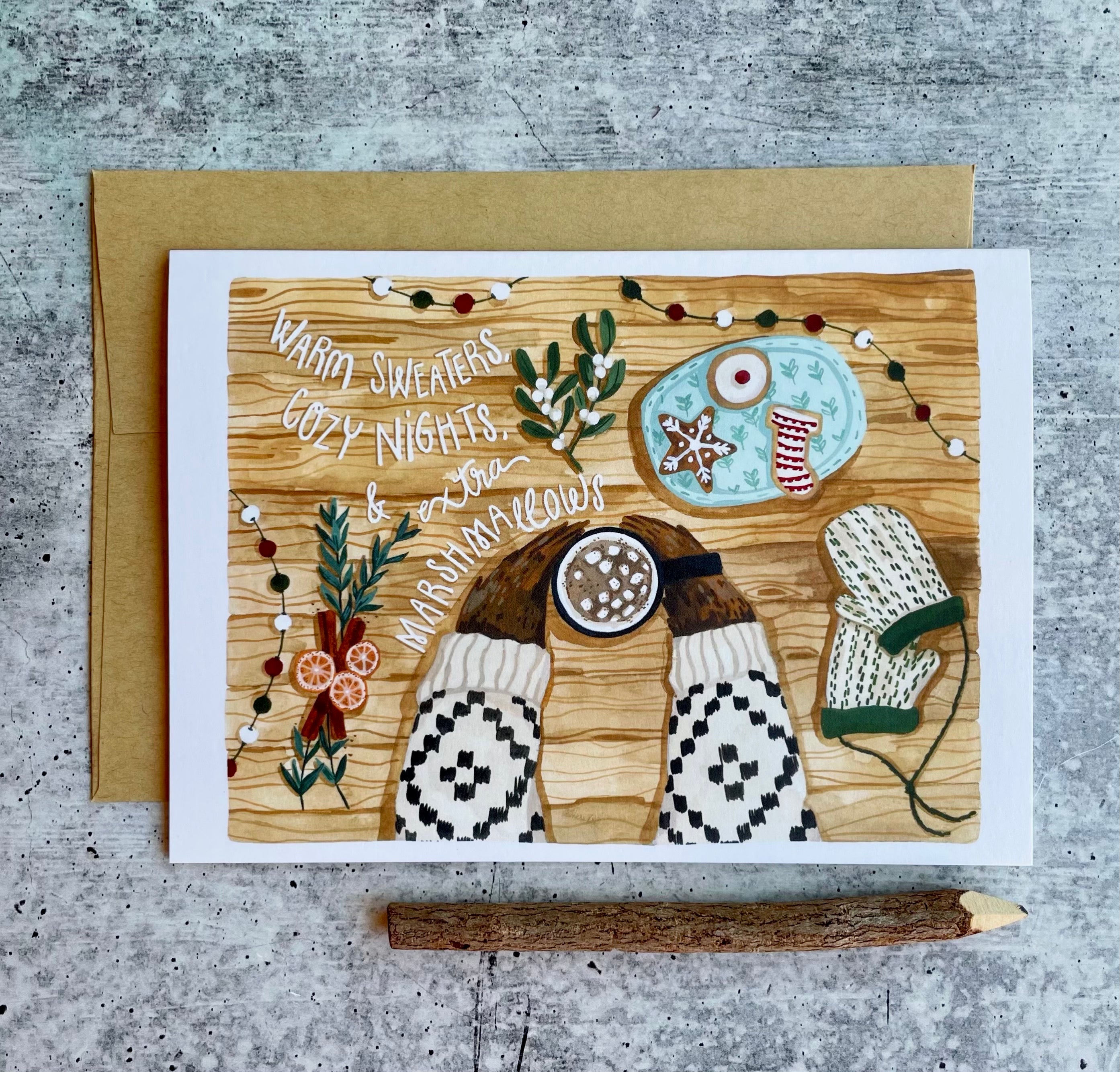 2022 Christmas Greeting Cards - 5 Pack Set for Holiday Wishes, Family & Friends | Perfect for Xmas Gifts, Office Parties & Home Decor