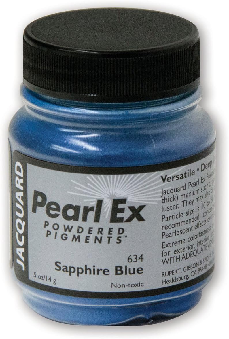 Pearl Ex Powdered Pigments - Jacquard Metallic Paint for Arts & Crafts - 1/2 oz - Perfect for Scrapbooking, Card Making & DIY Projects