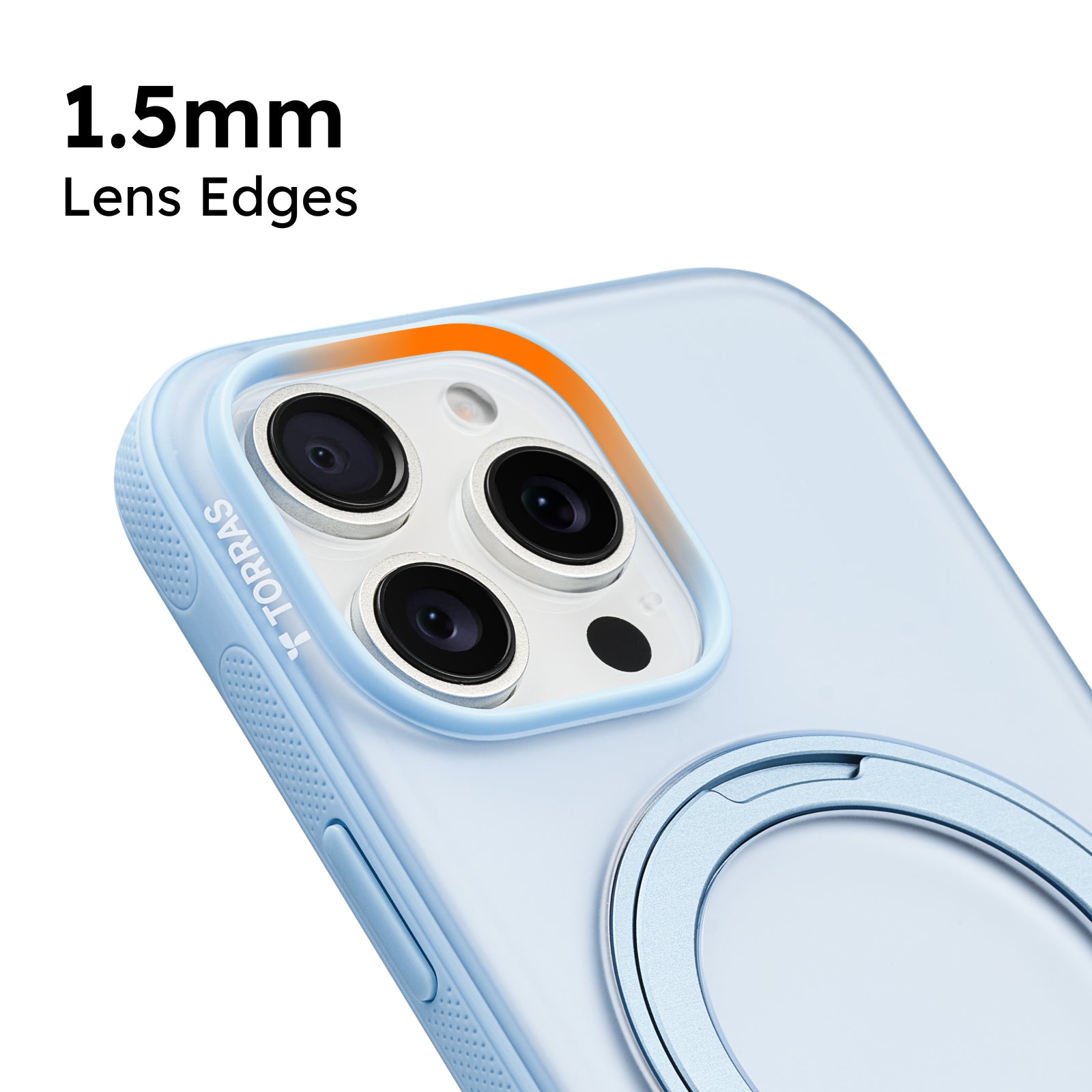 Ostand O3 Fitness iPhone 15 Pro Case - Shockproof & Slim Protective Cover with Grip for Workouts, Running & Outdoor Activities
