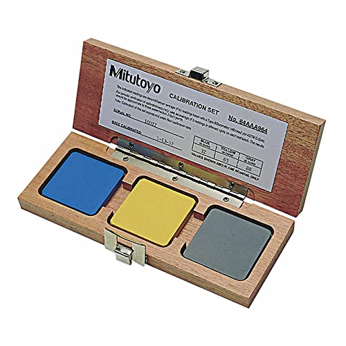 Mitutoyo America 64AAA964 High Precision Calibration Set - A Scale for Micrometers & Measuring Tools | Ideal for Industrial Quality Control & Laboratory Use