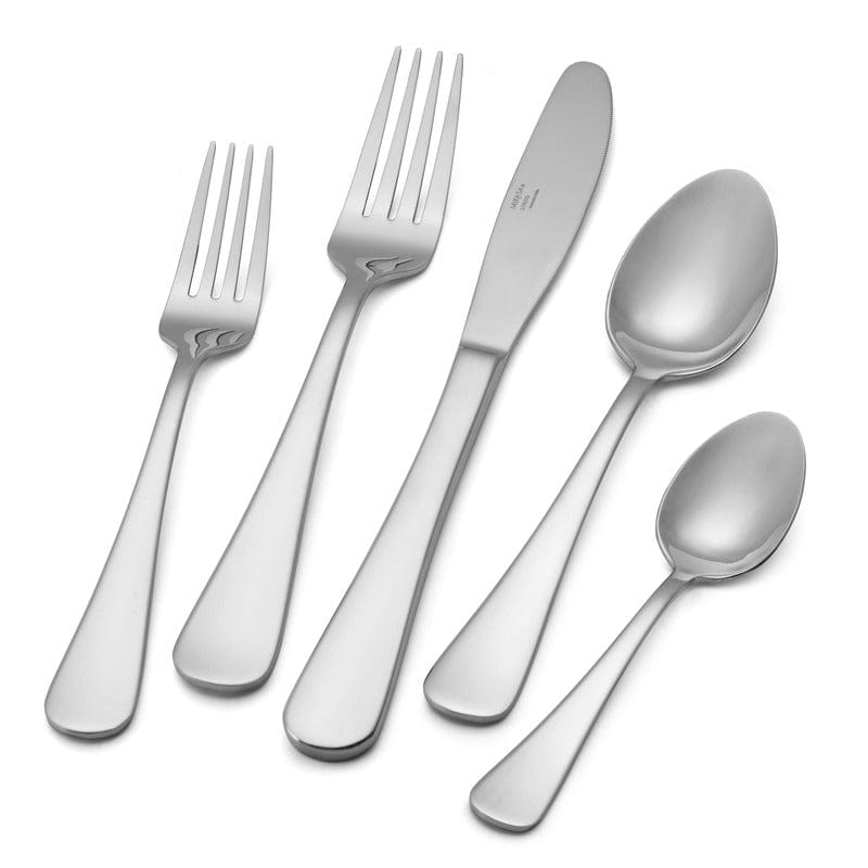 Juliette 20-Piece Stainless Steel Flatware Set - Service for 4 - Elegant Silverware for Dining, Entertaining & Everyday Use - Dishwasher Safe Cutlery Set for Home & Restaurant