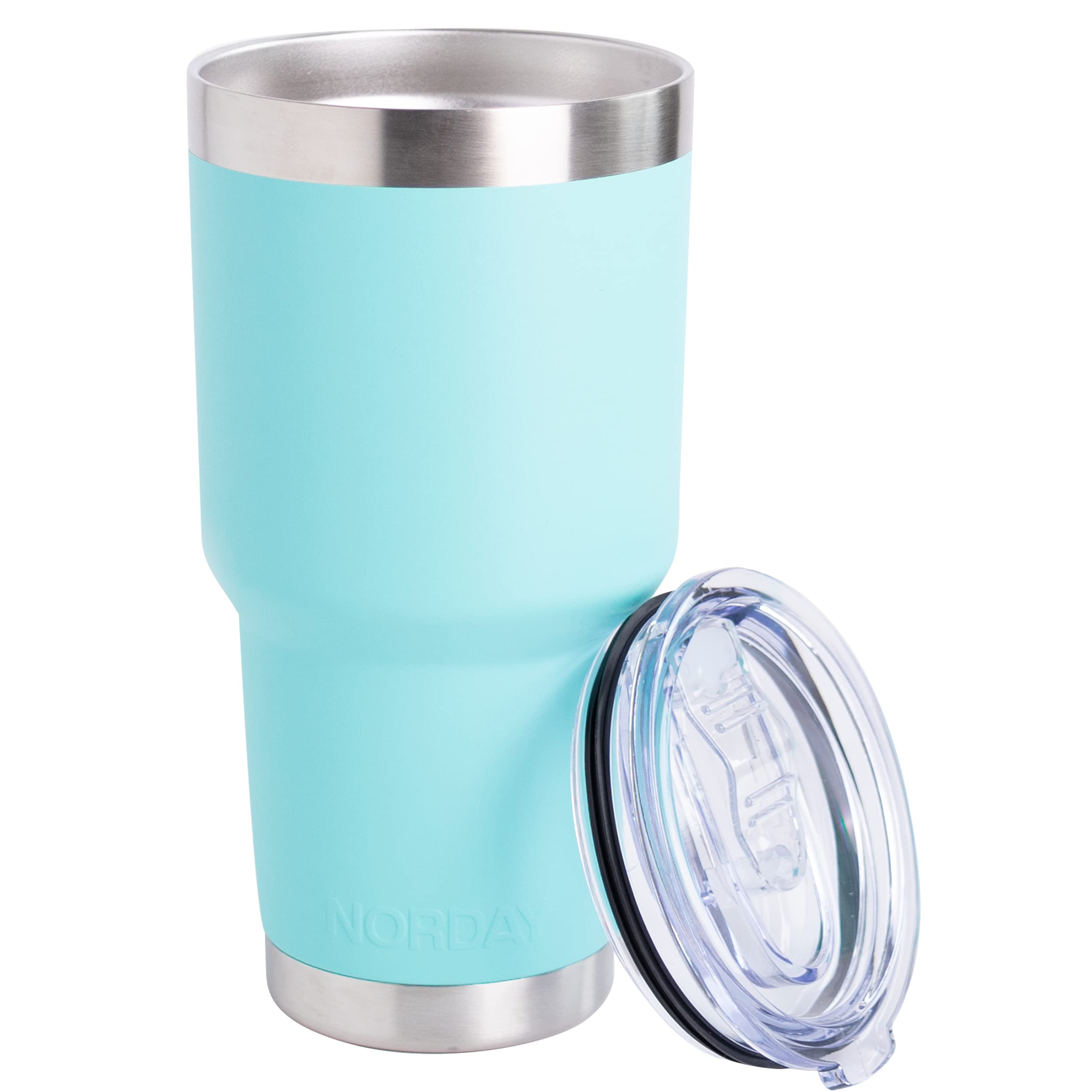 NORDAY 30oz Stainless Steel Vacuum Insulated Tumbler Cup - Keeps Drinks Hot/Cold for 8-24 Hours, Leakproof Lid, Double Wall Insulation - Perfect for Travel, Camping, Office & Outdoor Activities