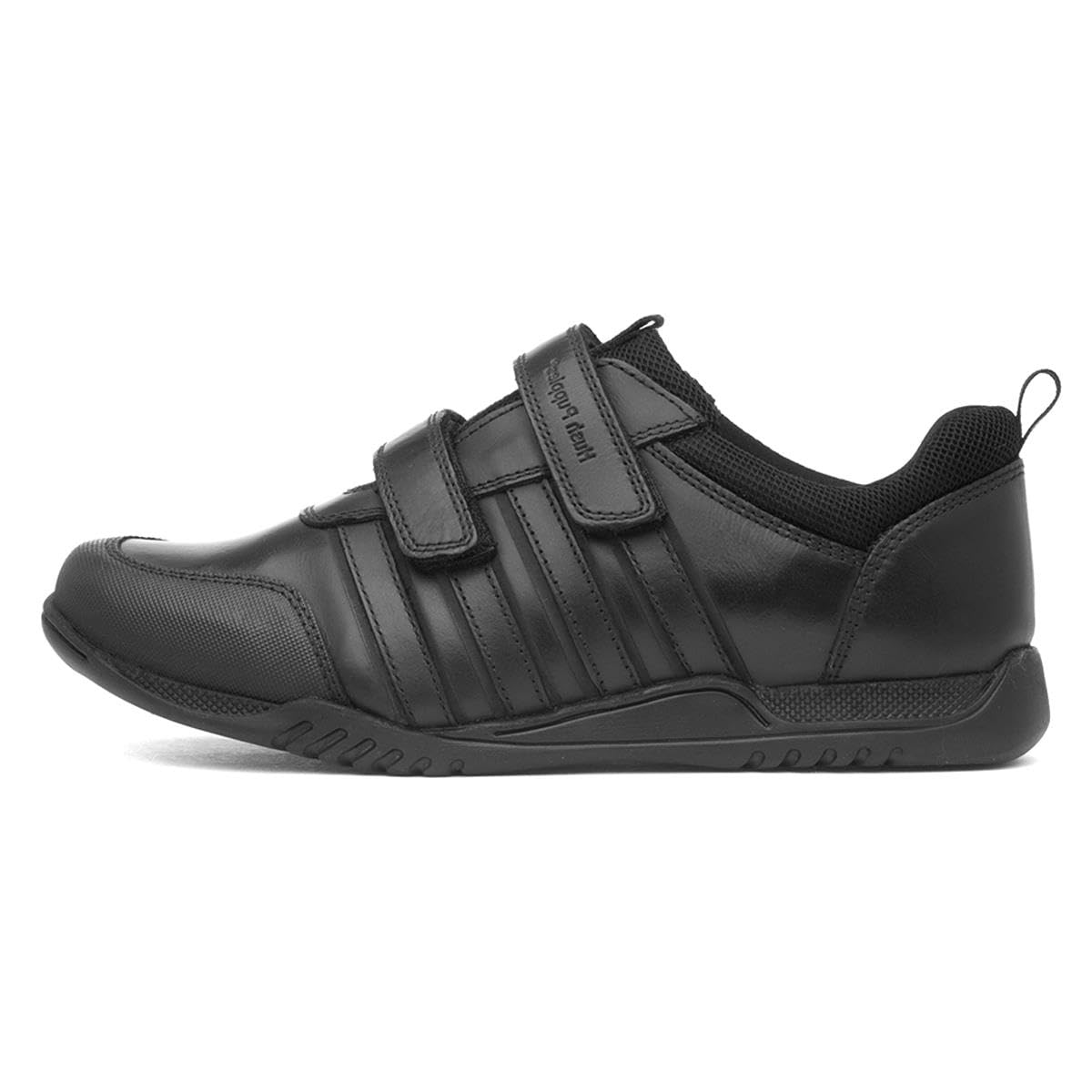 Hush Puppies Boys' Comfortable Flat School Uniform Shoes - Lightweight & Durable for Daily Wear, Classroom & Playground Activities