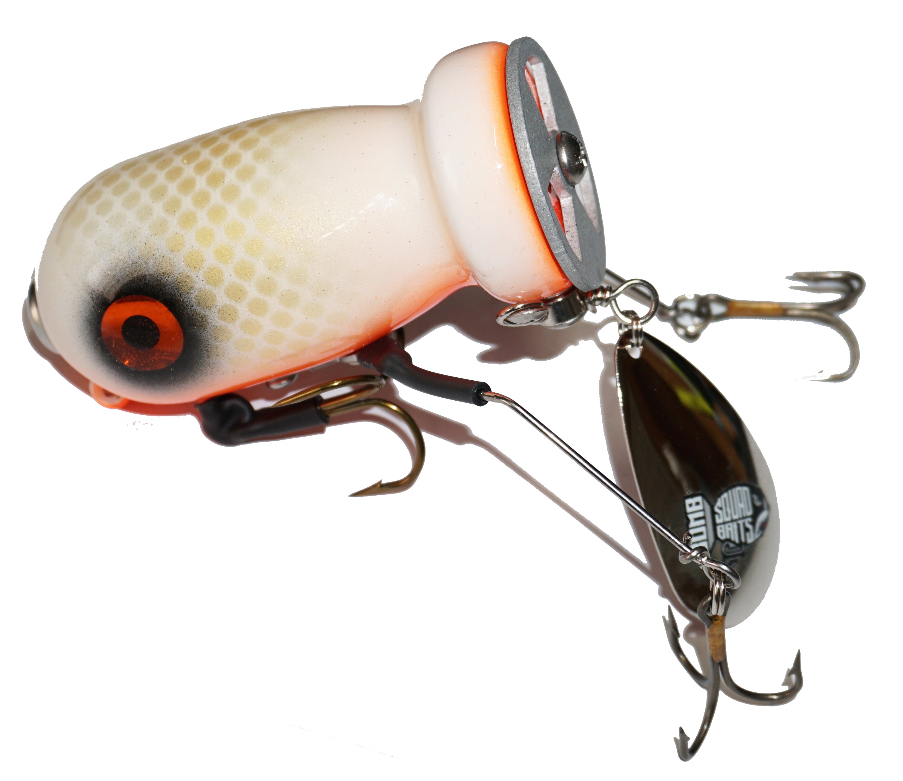 Bomb Squad Baits C4 Flaptail Swimbait - Premium Bass Fishing Lure for Freshwater & Saltwater - Ideal for Topwater Strikes and Weedless Fishing