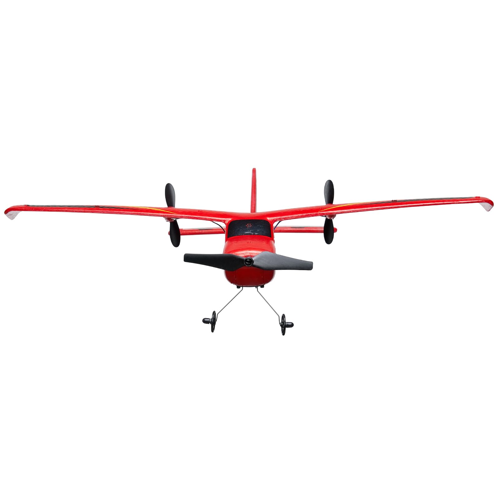 VEVOR 2.4GHz 2CH RC Airplane with 6-Axis Gyro Stabilizer - Ready to Fly Remote Control Glider with 2 Batteries - Best RC Plane Toy for Adults & Kids Beginners - Perfect Birthday & Christmas Gift for Outdoor Flying Fun