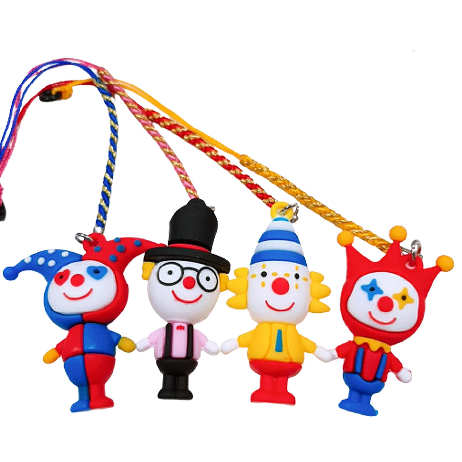 U1-Golf Tee Carnival Pierrot Golf Tee Hangers 4 Types - Buddy Butterfly Golf Accessories Set with Caddy Supplies, Tee Holder, Putter Keeper & Ball Marker - Perfect Golf Gifts for Men & Women - Ideal for Golf Tournaments, Practice & Course Use