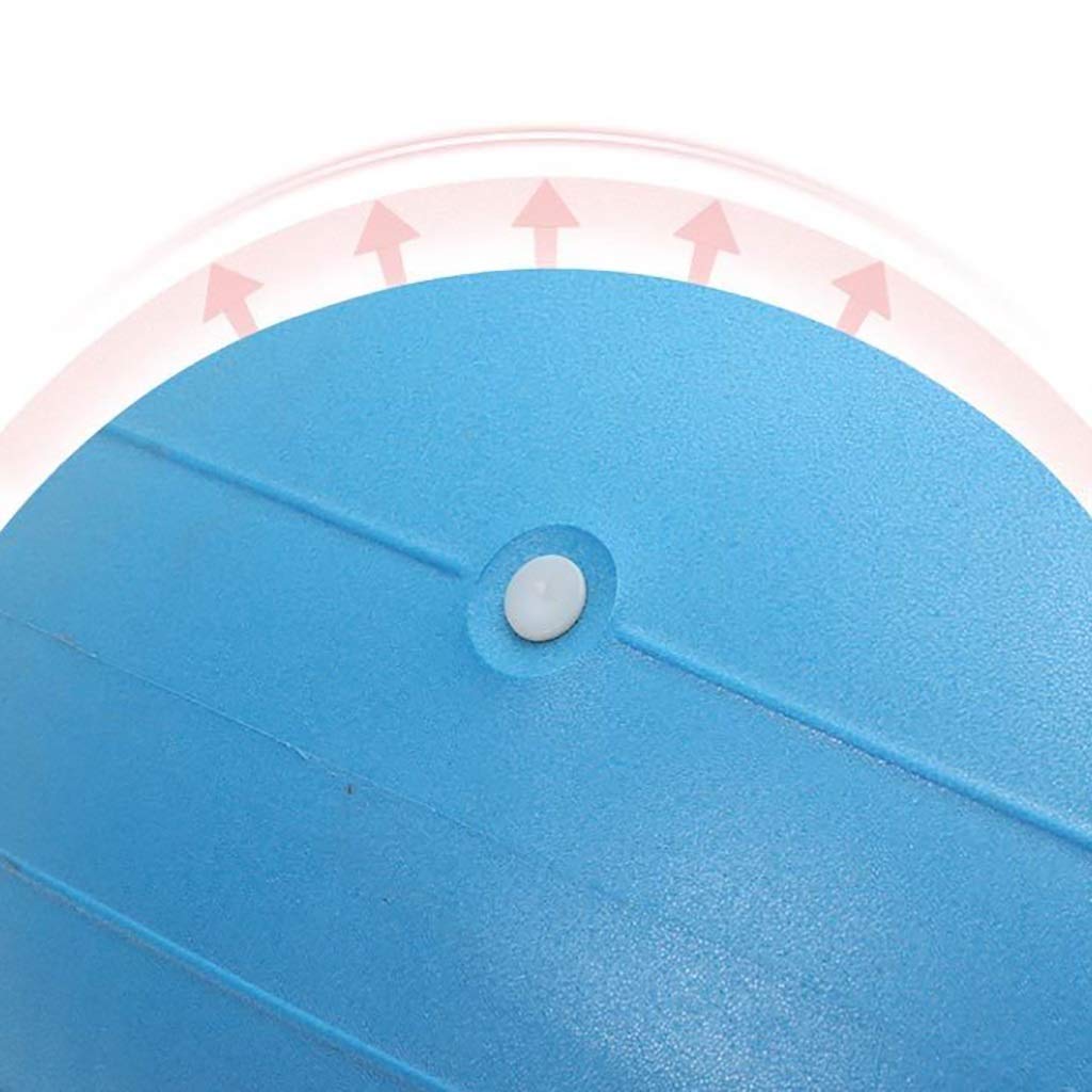 Premium 50cm Yoga Ball for Core Workouts & Pilates - Anti-Burst Exercise Stability Ball with Pump for Home Gym, Balance Training & Postnatal Recovery (19.7 Inch, Blue) - Ideal for Yoga, Office Chair & Pregnancy Fitness