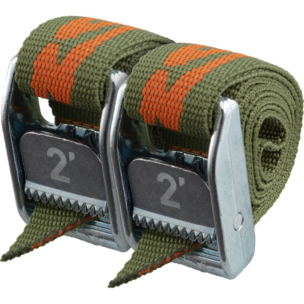 Heavy Duty Tie Down Straps 2 Pack - NRS 1 Premium Ratchet Straps for Trucks, Trailers & Cargo Securing - Perfect for Moving, Hauling & Transporting