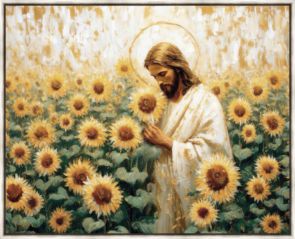 Following The Son Large Wall Art - Inspirational Christian Home Decor for Living Room, Bedroom & Office