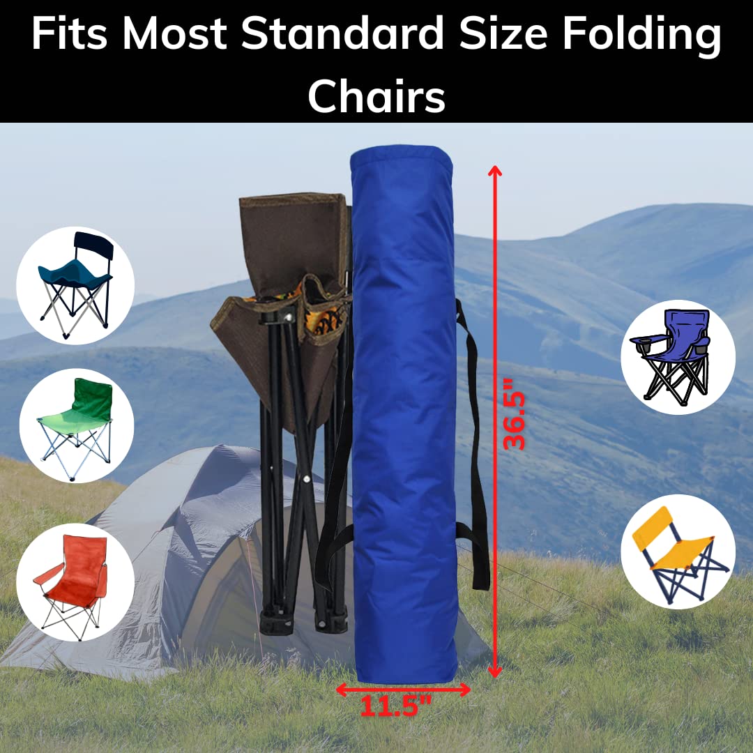 NGIL Camp Folding Chair Carry Bag - Replacement Storage Cover for Outdoor Camping Chairs | Durable Nylon Carrying Case for Adults | Perfect for Beach, Picnic, Hiking & Backyard Use (Chair Not Included)