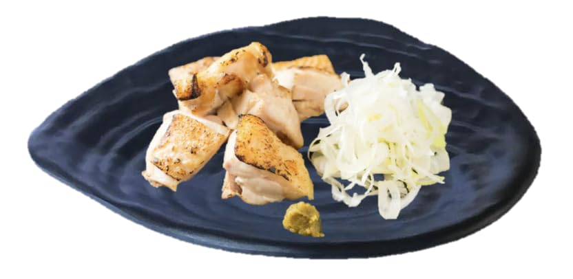 Lucky Star 60-Pack Black Melamine Sushi Plates - 6.3