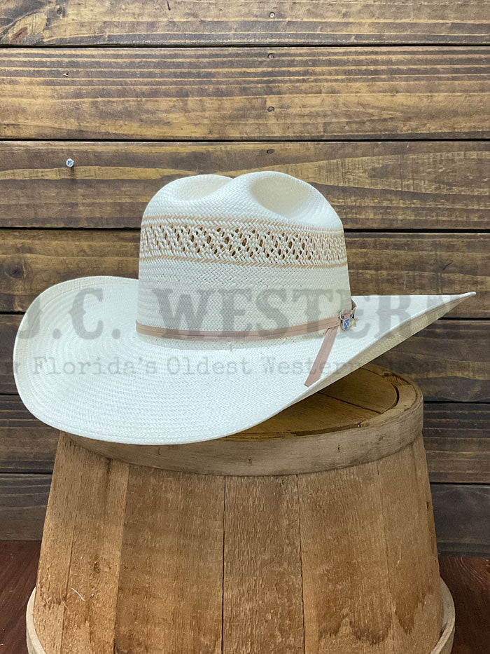 Resistol RSWIFI BA4296 Wildfire Straw Cowboy Hat - Natural Tan for Outdoor, Rodeo, and Summer Fashion