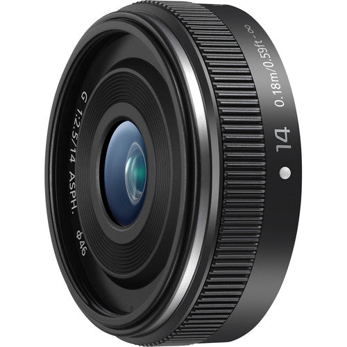 Panasonic Lumix G 14mm F2.5 ASPH II Lens for Micro Four Thirds Cameras - Perfect for Travel, Street & Landscape Photography