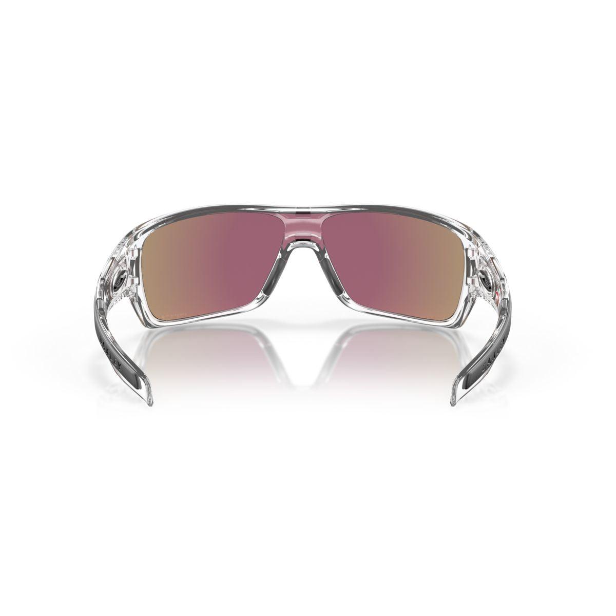 Oakley Turbine Rotor Sunglasses Polished Clear Frame with Prizm Sapphire Lenses - Model 0OO9307 930729 - Perfect for Running, Cycling & Outdoor Sports