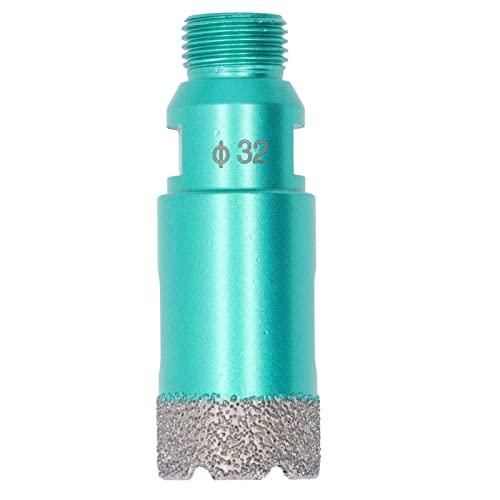 32mm Diamond Hole Saw Drill Bit for Angle Grinder - Cuts Glass, Tile, Concrete, Granite, Stone, Marble, Porcelain & Ceramic - Perfect for DIY Projects, Plumbing, and Home Renovations
