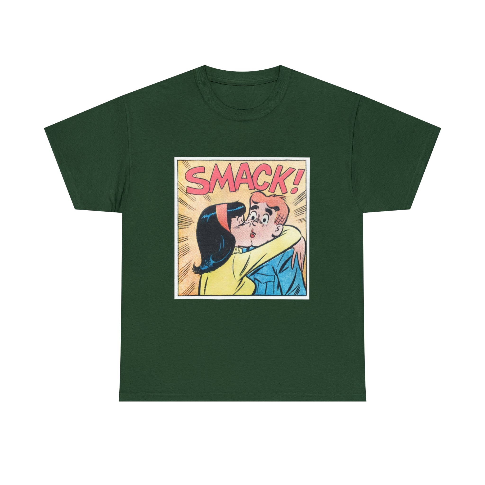 Varchie Graphic T-Shirt - Unisex Heavy Cotton Tee with Archie & Veronica Design - Perfect for Casual Wear, Cosplay, and Comic Book Fans