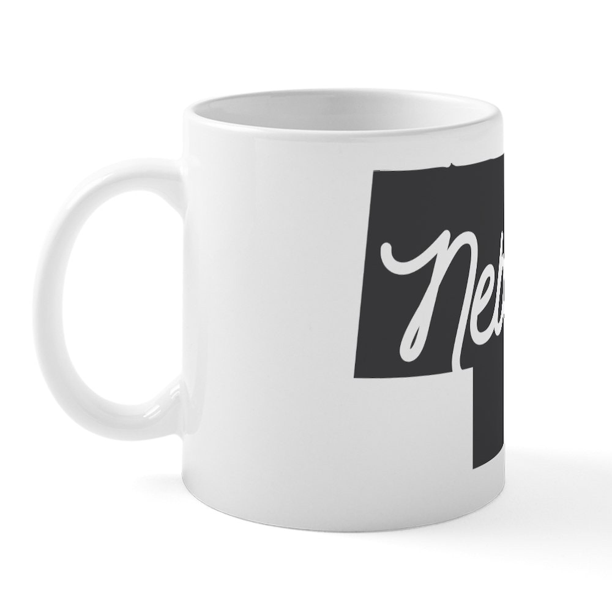 Nebraska 11 oz (325 ml) Ceramic Coffee Mug - Insulated Travel Mug for Hot & Cold Drinks, Perfect for Home, Office, or Gifts - Durable & Dishwasher Safe
