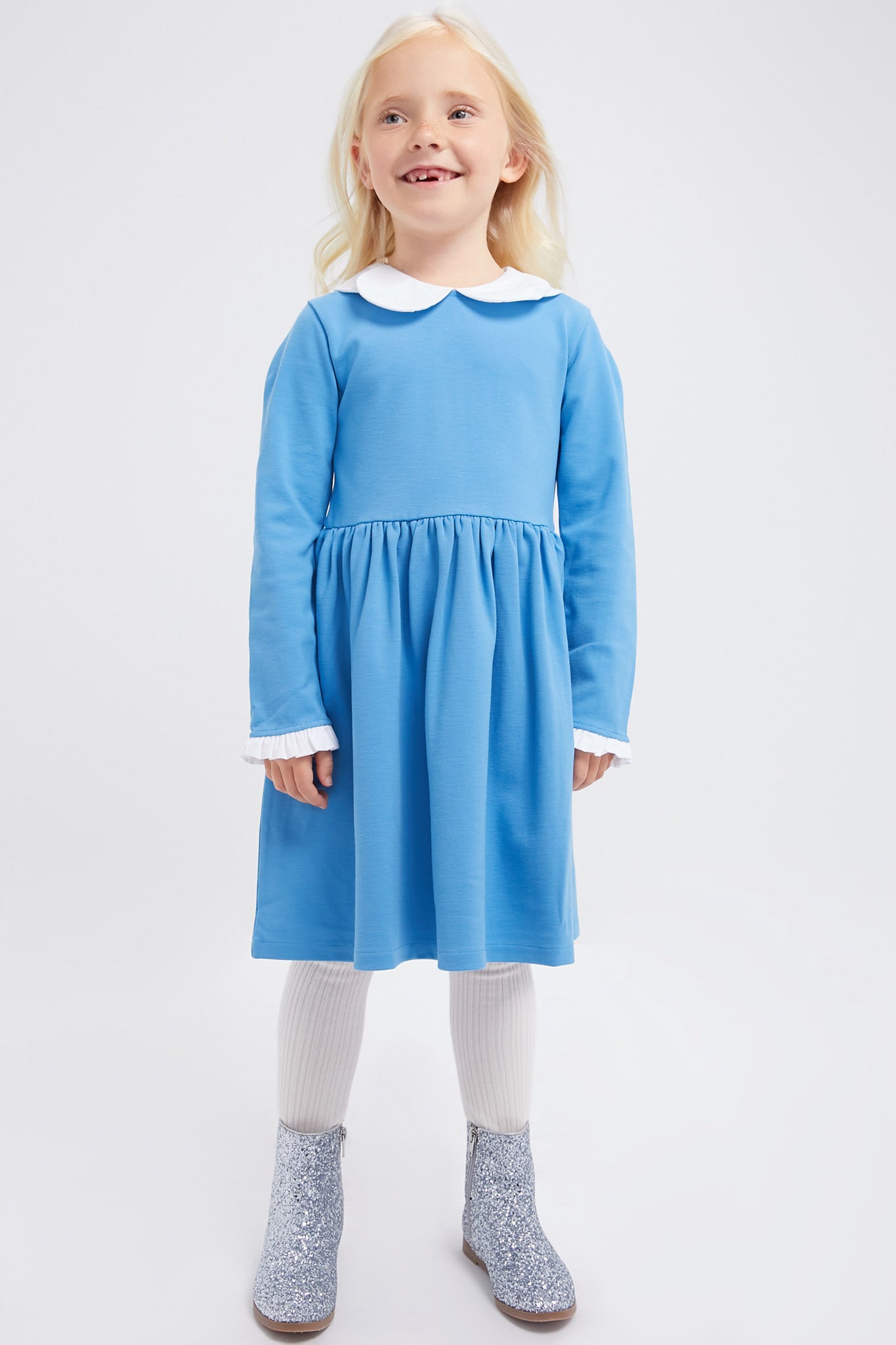 Blue Marta Dress for Women - Elegant Casual & Party Wear - Perfect for Weddings, Dates & Special Occasions