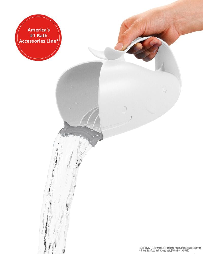 Skip Hop Moby Rinser - Baby Bottle & Sippy Cup Cleaner with Bristles | Perfect for Travel, Daycare & Home Use | Dishwasher Safe & Easy to Clean