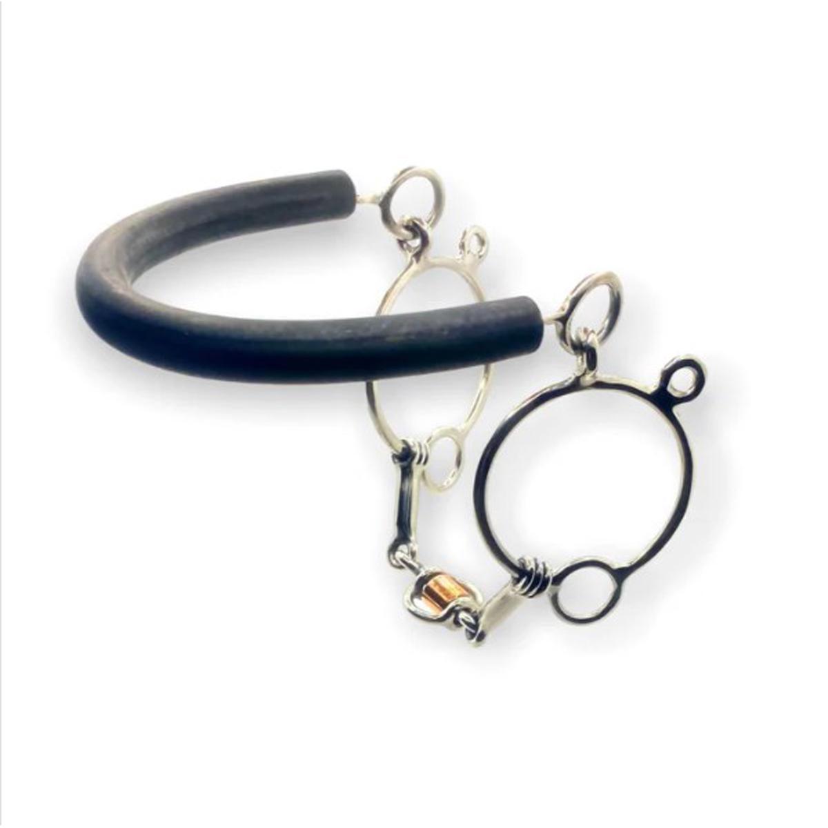 AJR Combination 2 Ring Bit - Stainless Steel Horse Training Bit for Western & English Riding - Perfect for Dressage, Trail Riding & Training Sessions
