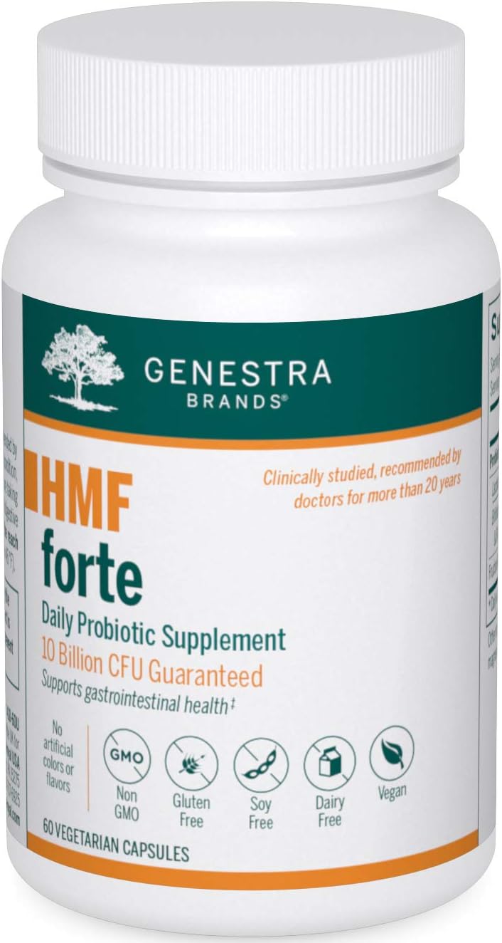 Genestra Brands HMF Forte Probiotic Supplement - Supports Digestive Health & Immune System - Ideal for Gut Health & Wellness Routines