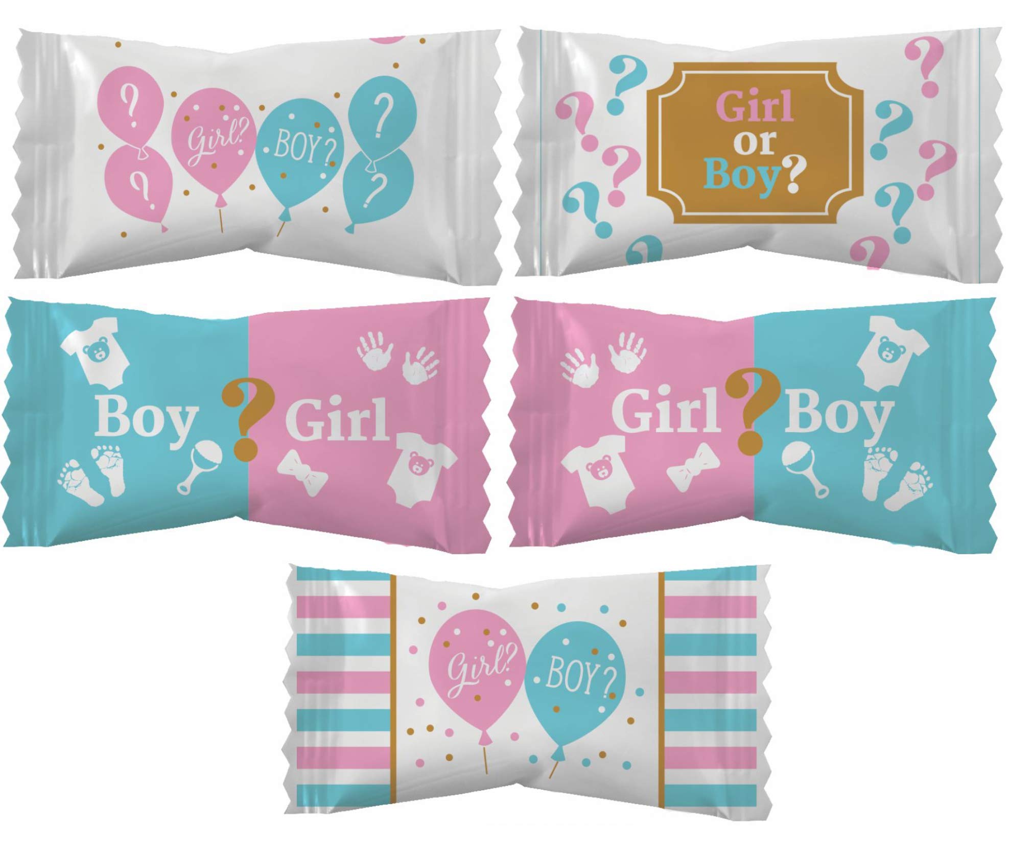 Baby Reveal Party Sweets Buttermints by Hospitality - 42 Oz (Pack of 6) | Approx 300 Mints | Perfect for Baby Showers, Gender Reveals & Wedding Favors
