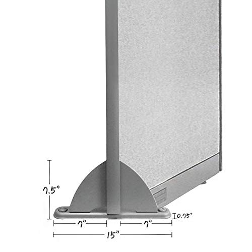 GOF Office Partition Single Panel Accessory Tool (Safety Leg) - Durable Workspace Divider for Enhanced Office Safety & Privacy