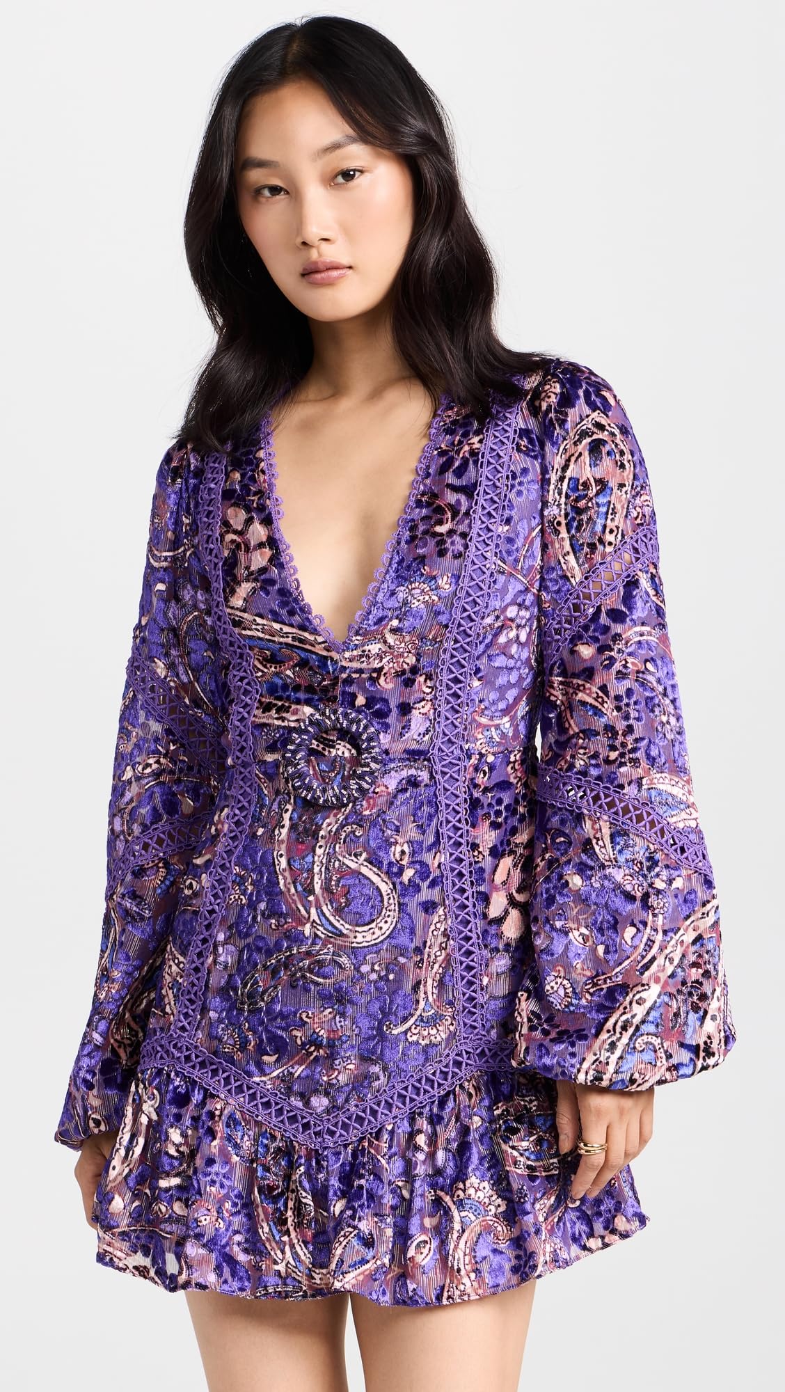 Women's Viha Short Sleeve Summer Dress - Flowy Casual Mini Dress for Women, Perfect for Beach, Party & Everyday Wear