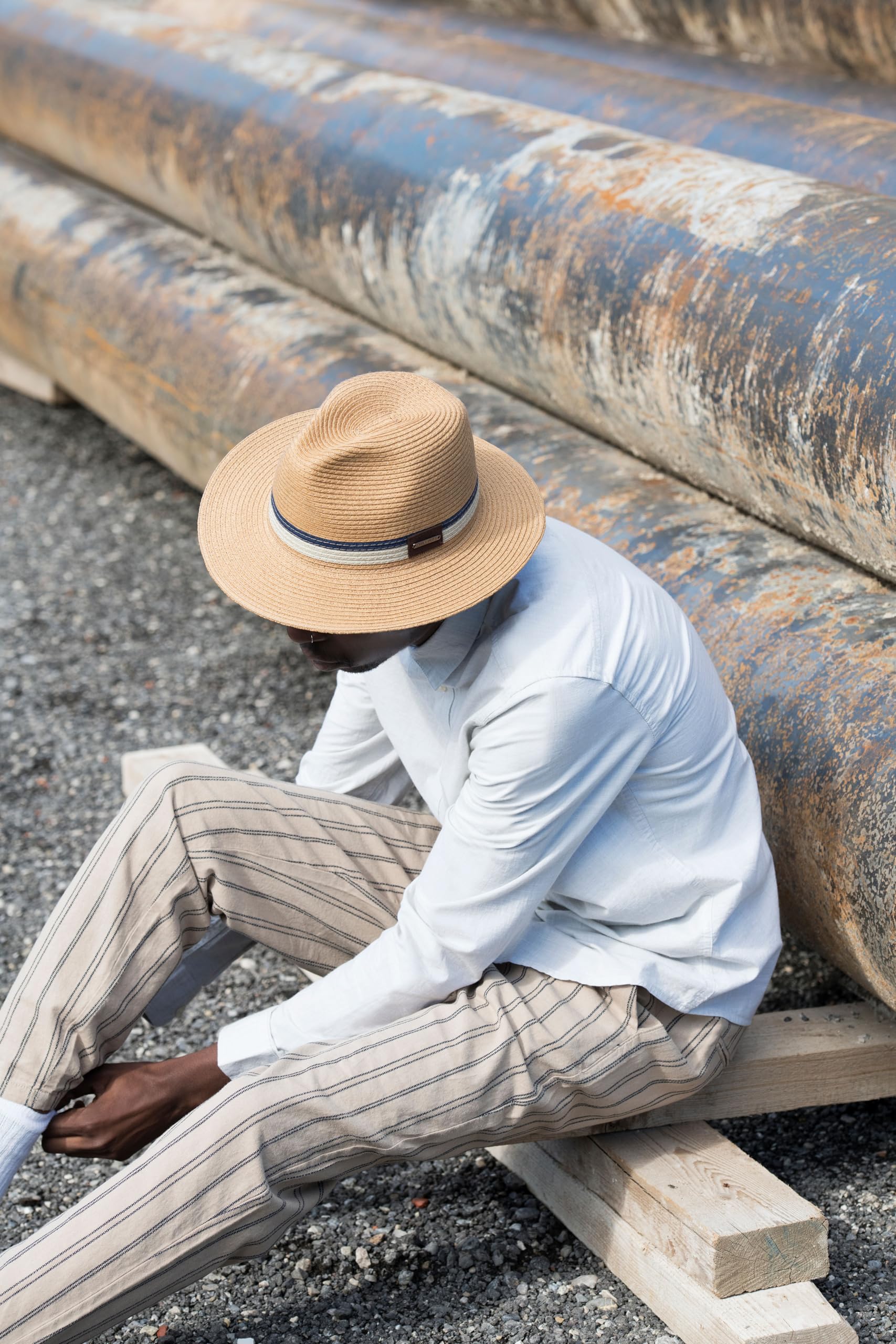 Stylish Unisex Fedora Hat - CHILLOUTS Manaus Sun Hat for Men & Women | Perfect for Outdoor, Beach, and Summer Fashion