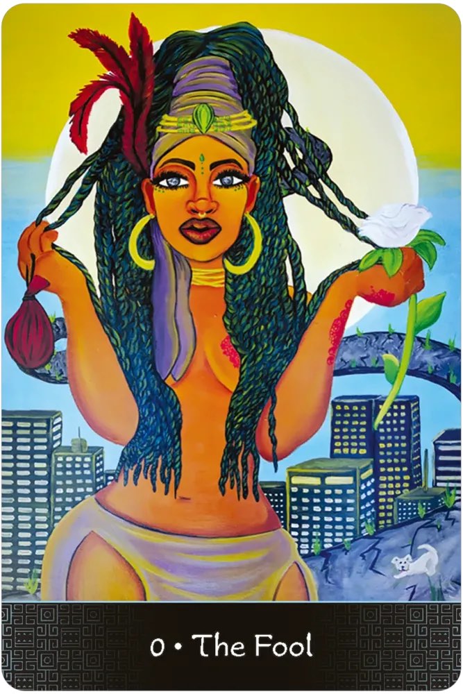 Afro Goddess Tarot Cards - 78 Card Deck with Guidebook for Divination, Spiritual Growth & Self-Discovery | Perfect for Beginners & Experienced Readers